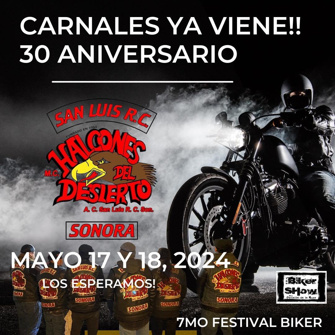 7mo festival biker 30 aniversario halcones del desierto m. c.